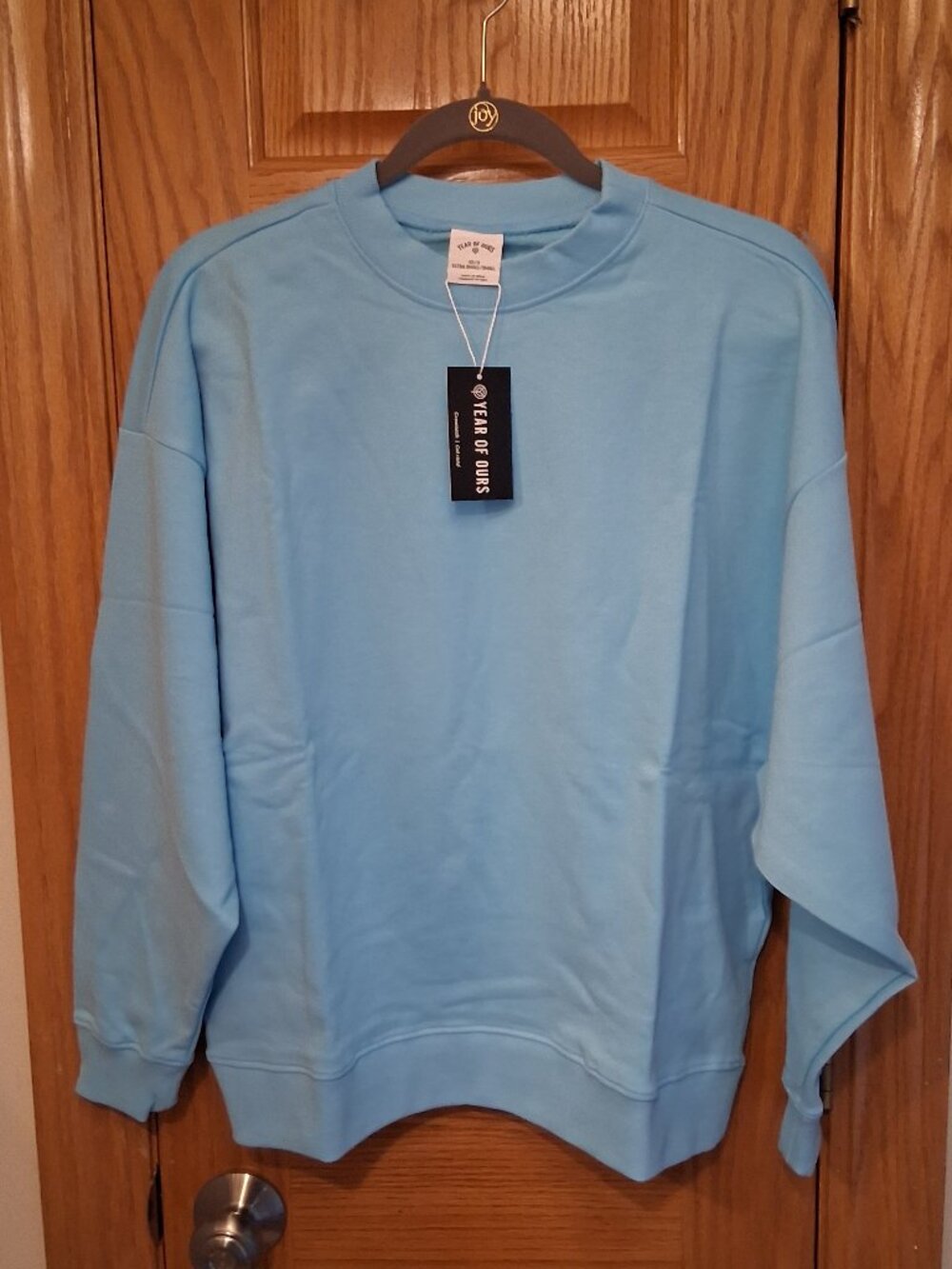 YEAR OF OURS Crewneck Sweatshirt Size XS/S (Oversize/Relaxed Fit)